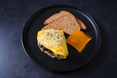 Mushroom omelette