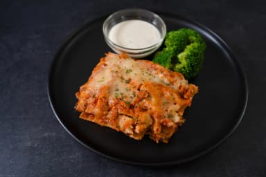 Turkey and broccoli lasagna