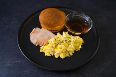 Almond and pumpkin pancakes