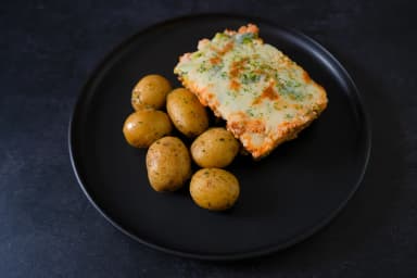 Colombian broccoli and potato lasagna