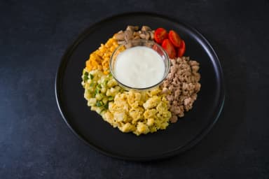 Mixed egg bowl