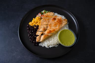 Mexican bowl with chicken