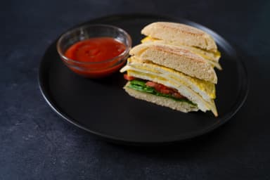 Heuvo muffin sandwich